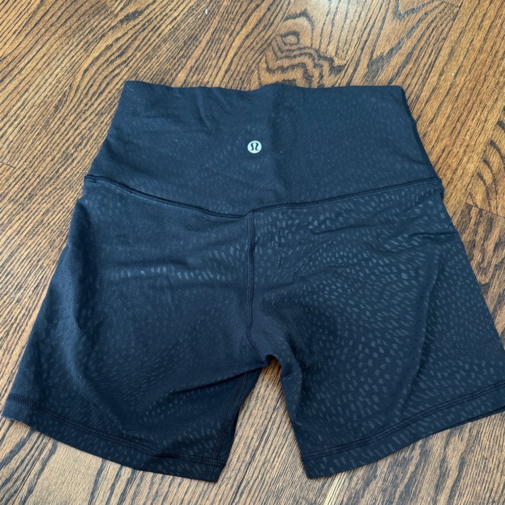 lululemon athletica Align High-Rise 6” Jewell emboss Black Women's Shorts